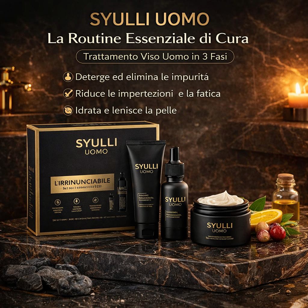 Kit Anti-Età Completo — Syulli Uomo